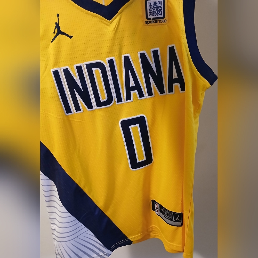 Tyrese Haliburton (Jordan)-(Pacers)-(Jersey)-(M)-$53 - Picture 10 of 13